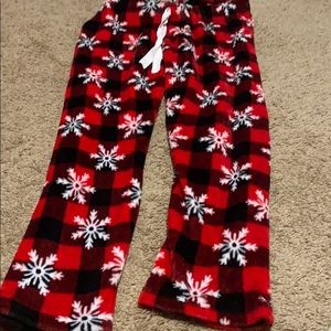Snowflake pajama pants